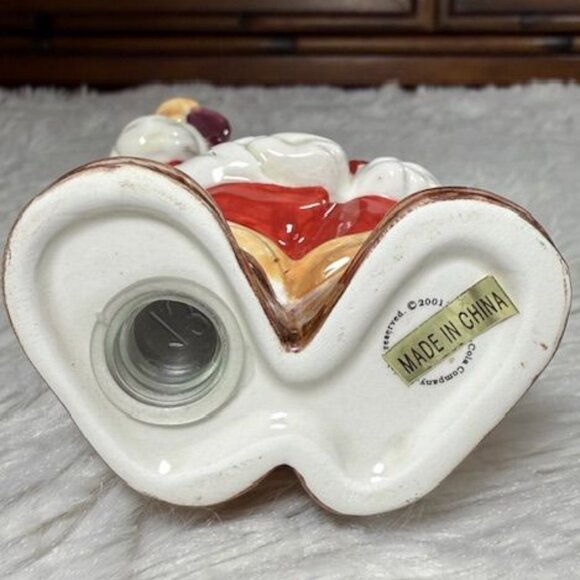 Vintage Coca-Cola Ceramic Santa and Christmas Tree Salt and Pepper Shakers Set - Picture 7 of 15